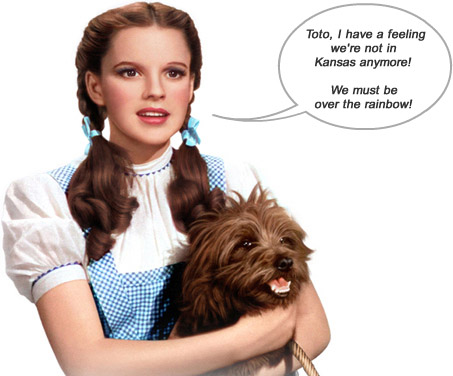 Judy Garland as Dorothy with Toto