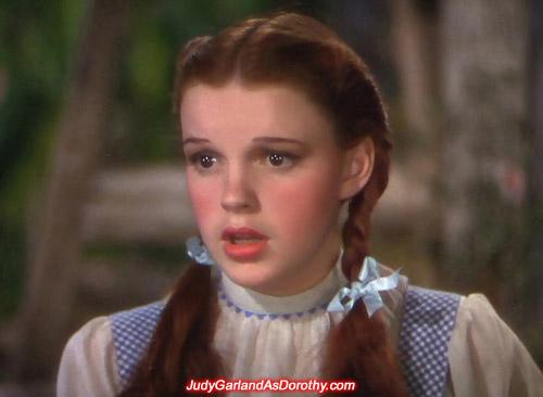 Hollywood heavyweight Judy Garland as Dorothy dazzled on the Yellow Brick Road